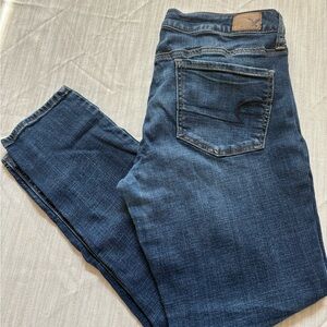 American Eagle Dark Blue Skinny Jeans